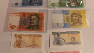 10 Billetes de Ucrania