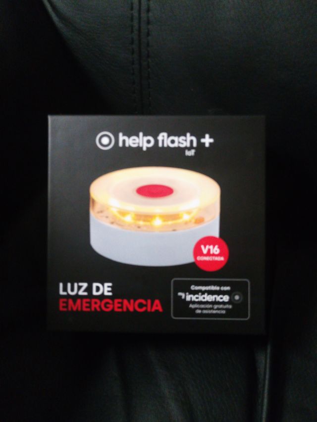 Luz de emergencia V16 Help Flash+ baliza coche hmg