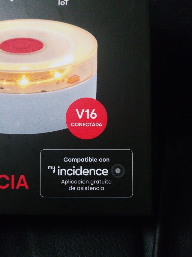 Luz de emergencia V16 Help Flash+ baliza coche hmg
