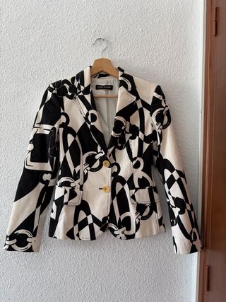 Americana Onara Blanco y Negro