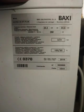 Transformador Encendido Baxi Gavina