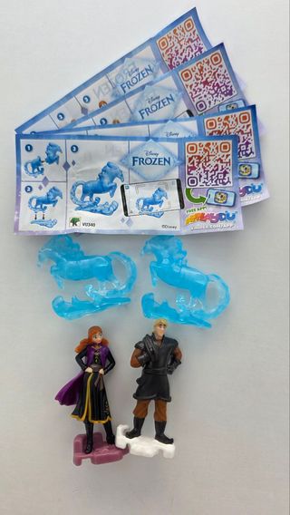 4 Figuras Kinder Sorpresa Frozen