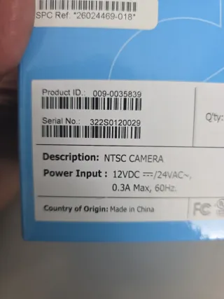 Cámara NTSC VIEW