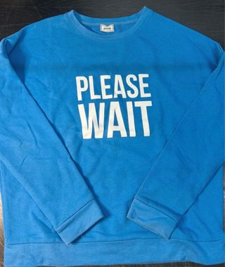 Sudadera Pimkie azul con texto