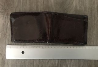 Cartera Fossil Piel Marrón Plegable Caballero