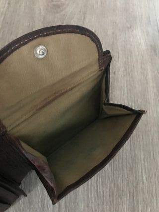 Cartera Fossil Piel Marrón Plegable Caballero