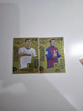 Cartas Fútbol Cristiano Ronaldo y Messi
