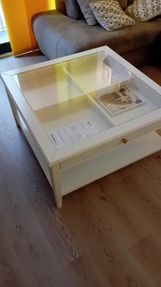 Mesa auxiliar LIATORP IKEA blanca