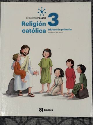 Libro de religión católica tercero de primaria