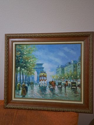 Cuadro pintado a mano