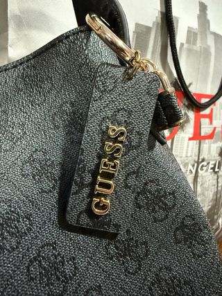 Bolso Guess Negro Monogram