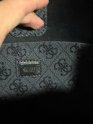 Bolso Guess Negro Monogram