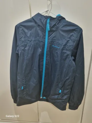 Chubasquero Quechua niño azul