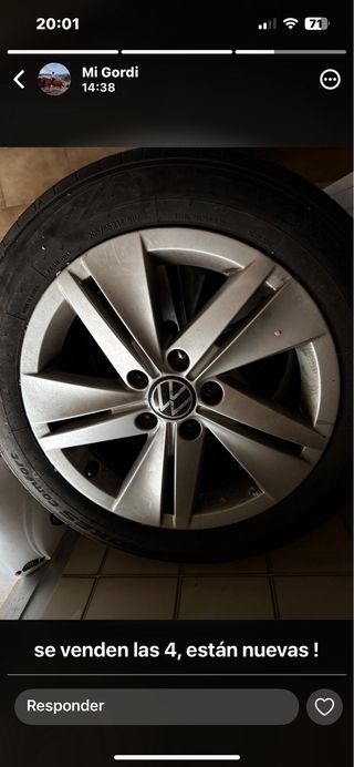 Llantas Volkswagen Originales Nuevas