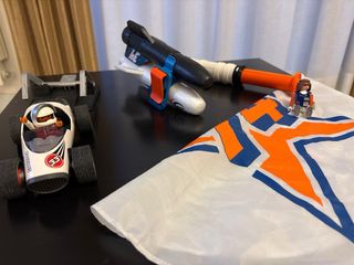 Coche Carreras Playmobil Cohetes Paracaídas