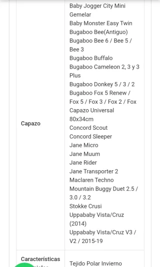 Saco Capazo Invierno Universal