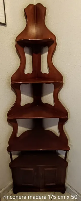 Rinconera de madera 175 cm