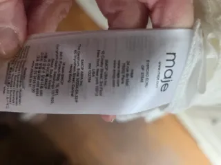 Vestido Maje Blanco Talla S Algodón