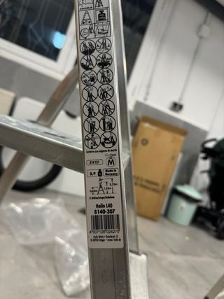 Escalera pintor aluminio 3 peldaños