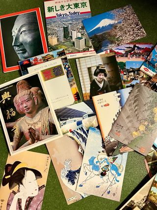 Lote de 400 postales de Japón y otros