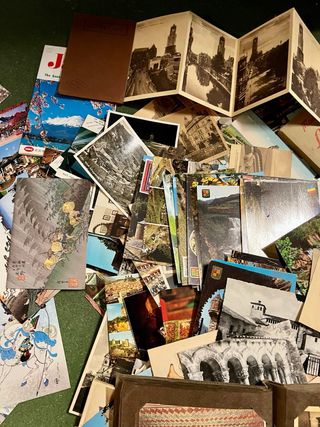 Lote de 400 postales de Japón y otros