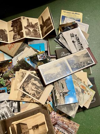 Lote de 400 postales de Japón y otros