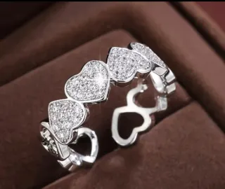 Anillos Plateados Ajustables