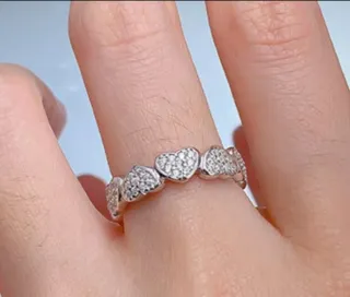 Anillos Plateados Ajustables