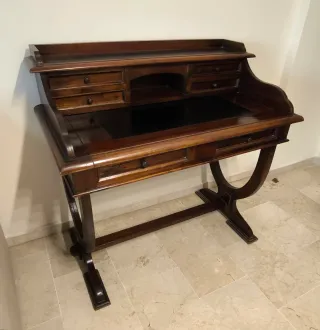 Escritorio clásico madera 106x104x59