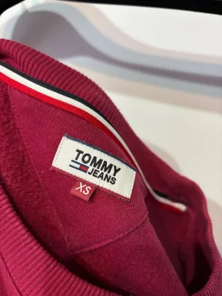 Vestido Sudadera Tommy Jeans Rojo Largo