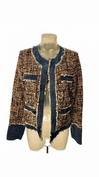 Chaqueta Tweed y Denim