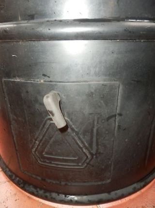 Barbacoa/Brasero Bidón de Petróleo Negro
