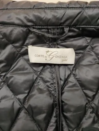 Giacca donna trapuntata nera