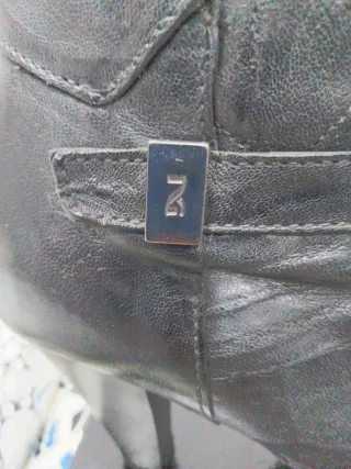 stivaletti nero giardini vera pelle nera 39