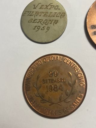 Lote 10 Medallas Variadas antiguas