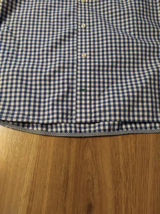 Camisa cuadros Tommy Hilfiger azul y blanco