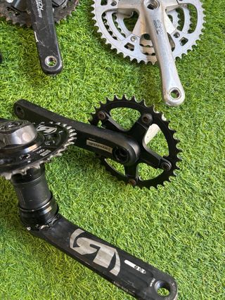 Bielas y platos de bicicleta