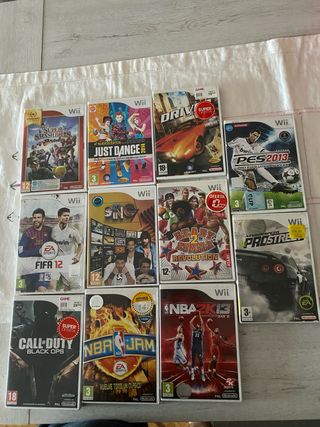 Juegos originales Nintendo Wii