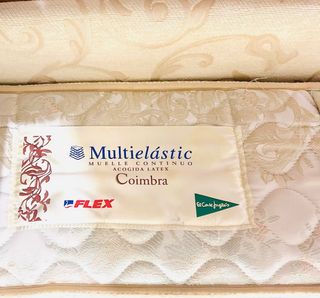 Colchón Flex y Canapé Madera