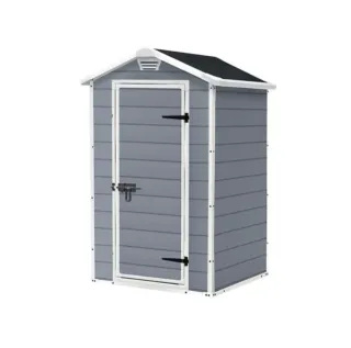 Keter Manor 4X3 - Caseta de jardín con suelo