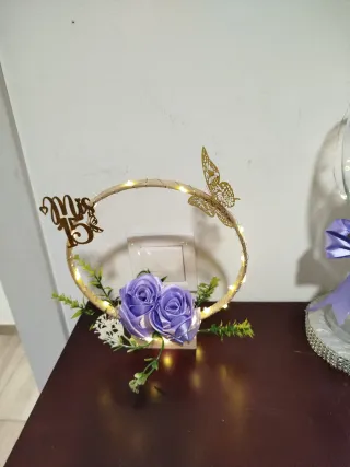 Centro de mesa 15 años