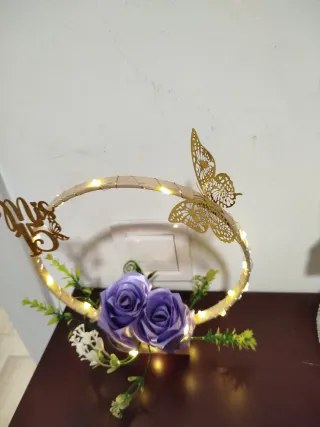 Centro de mesa 15 años