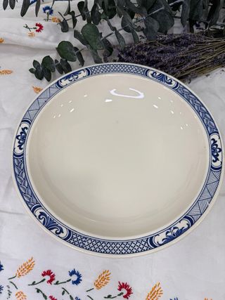 Piezas de servir antiguas Lunéville modelo Yvetot