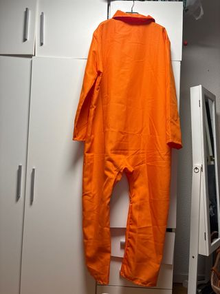 Disfraz Prisionero Naranja Talla Única