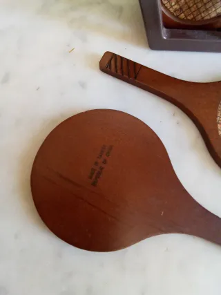 Set 6 Sottobicchieri Racchetta Tennis Vintage
