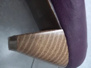 Zapatos de tacón morados