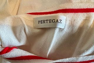 Top sin mangas rayas rojas y blancas Pertegaz XXXL