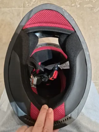 Casco Moto LS2 Blanco con Diseño