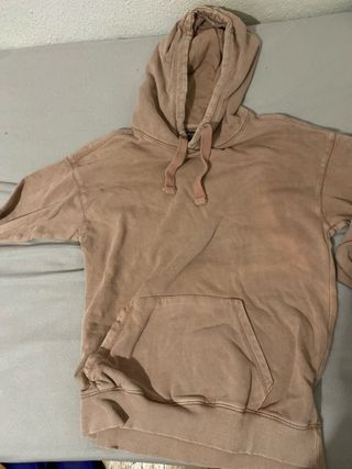 Sudadera rosa con capucha