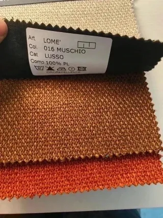 Campioni tessuti idrorepellenti colorati